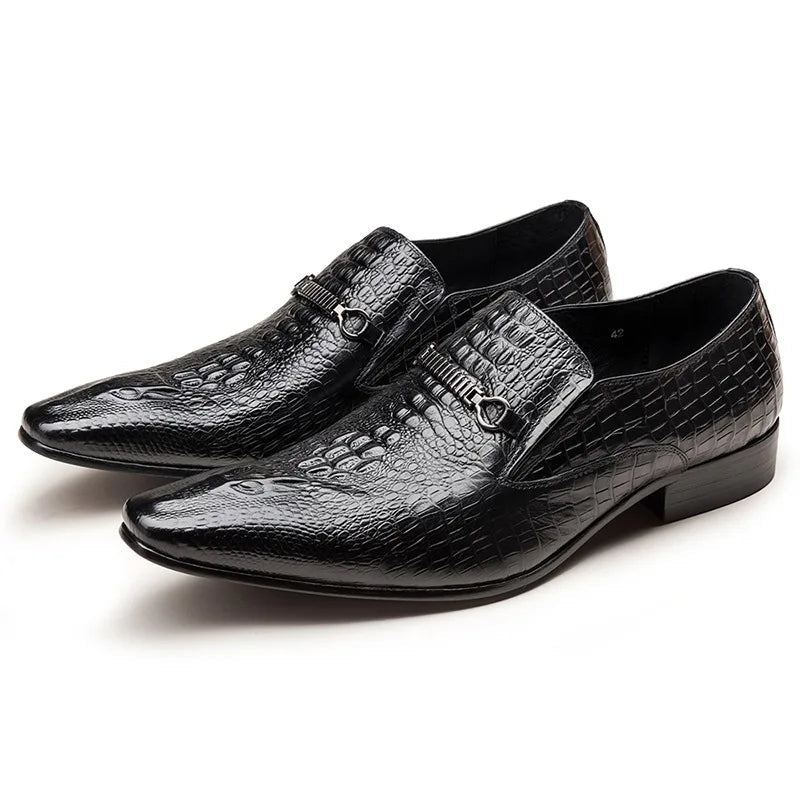 Sapato Social Masculino de Couro Estilo Britânico