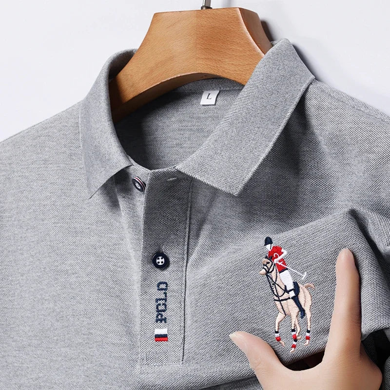 Camisa Polo Masculina Bordada Solvaré