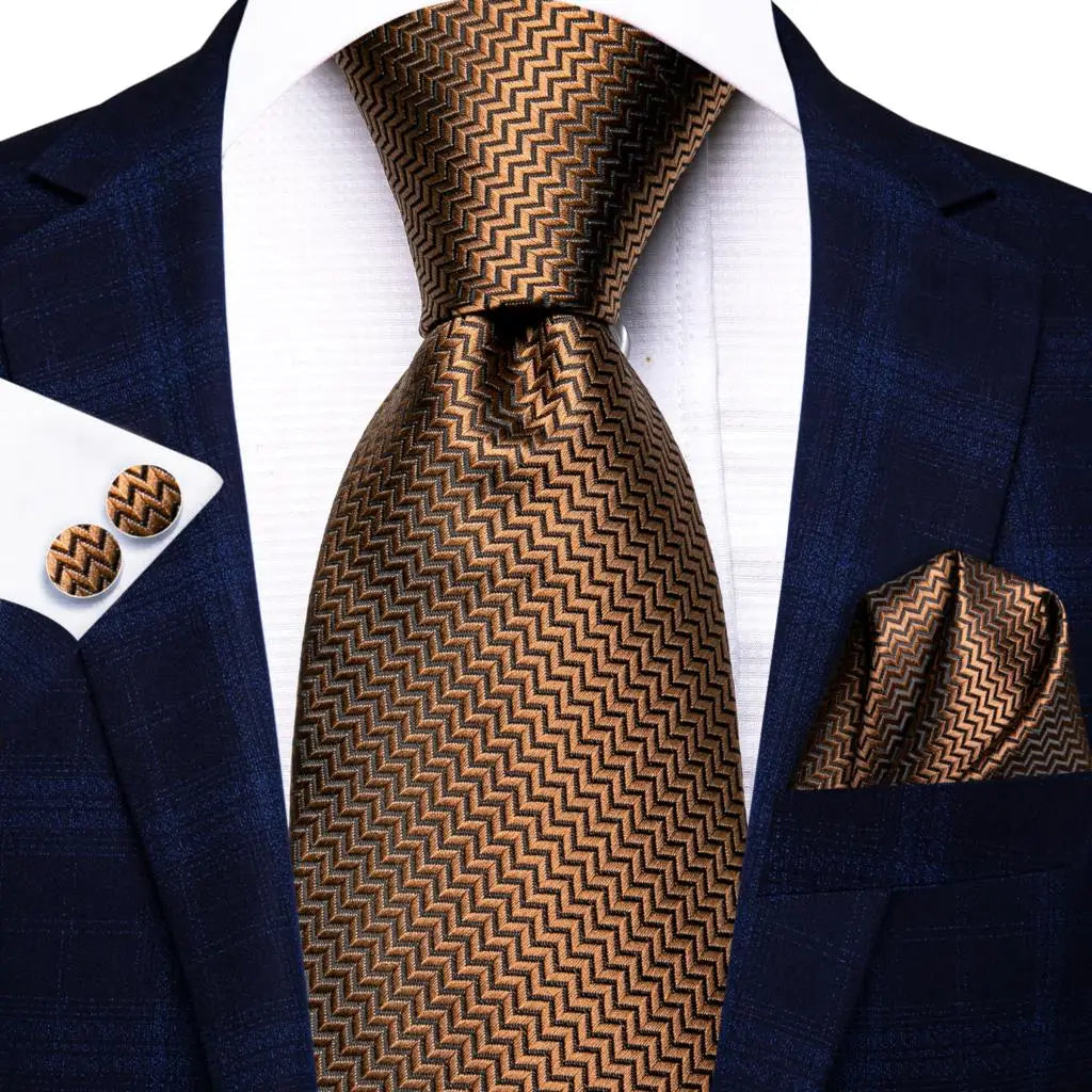 Gravata Masculina Social Elegante com Acessórios