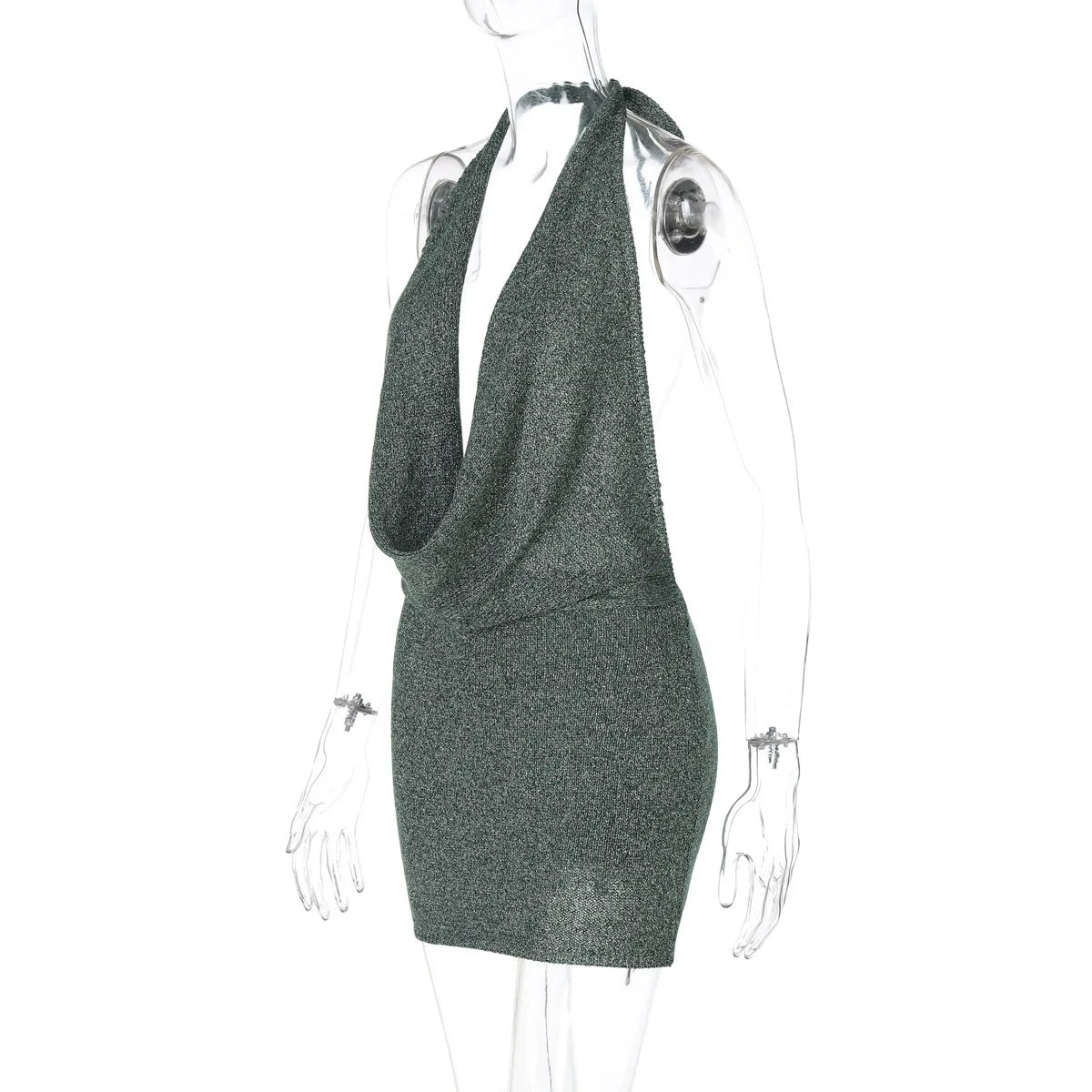 Mini Vestido Feminino Velvet Kiss