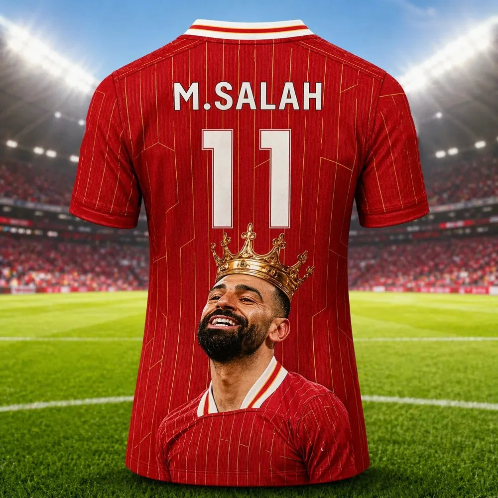 Camisa Masculina Esportiva com Estampa 3D M.SALAH