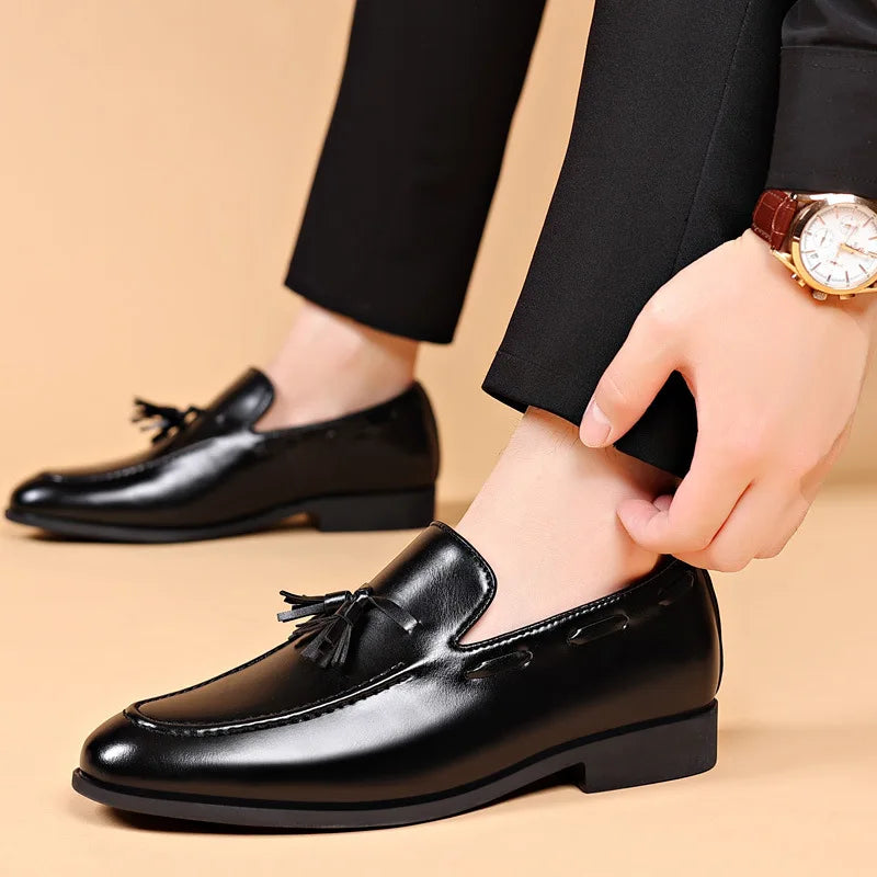 Sapato Social Masculino Slip-ON Feito a Mão by Loja Bruna Modas