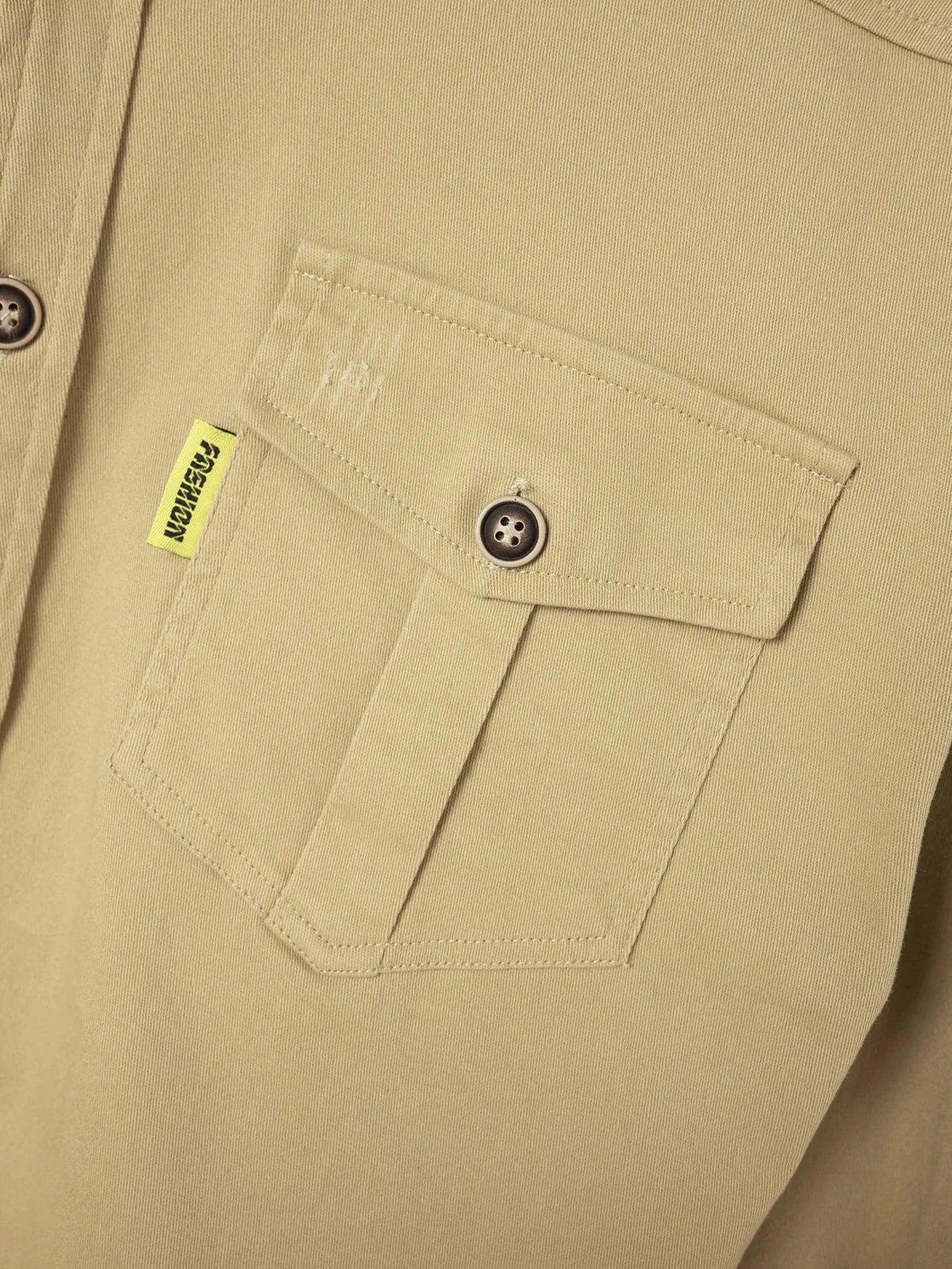 Camisa Casual Masculina de Algodão e Linho | Estilo e Conforto