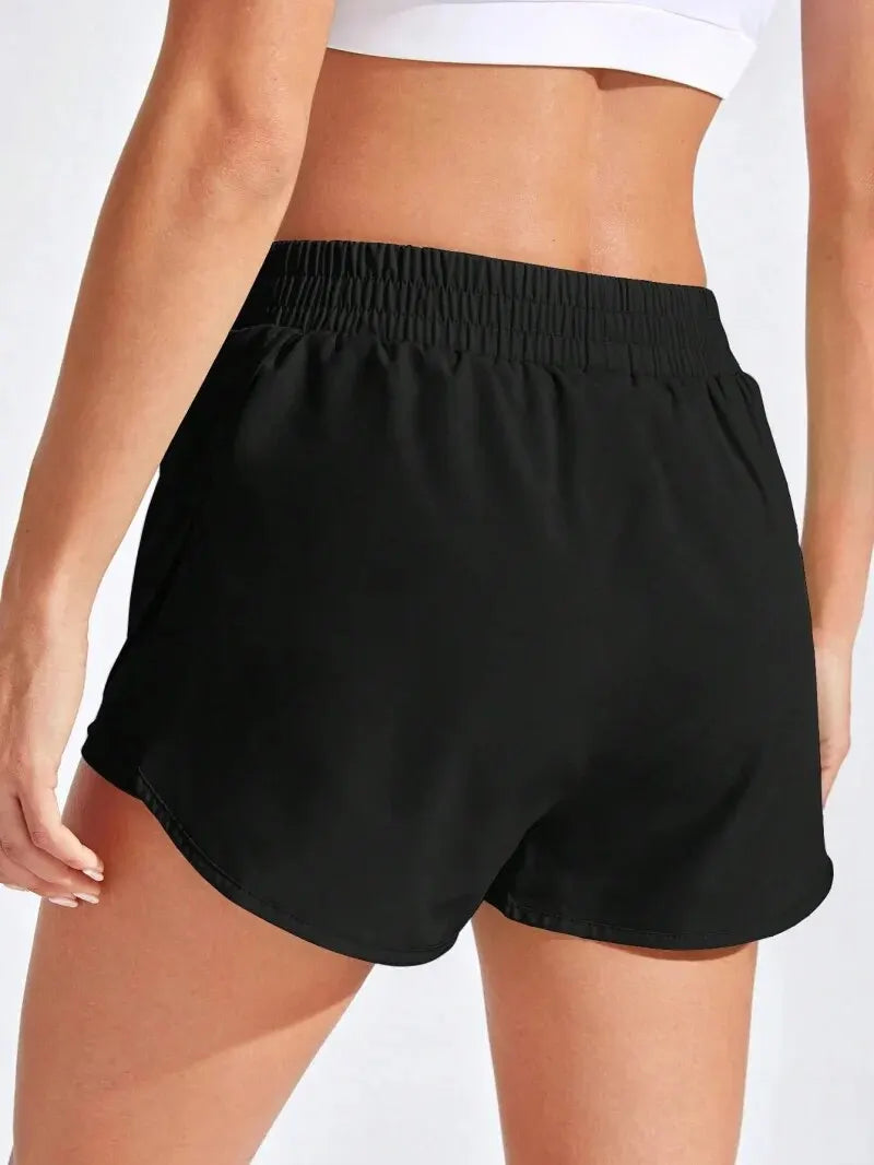Short De Yoga Feminino Elásticos Para Corrida E Treino