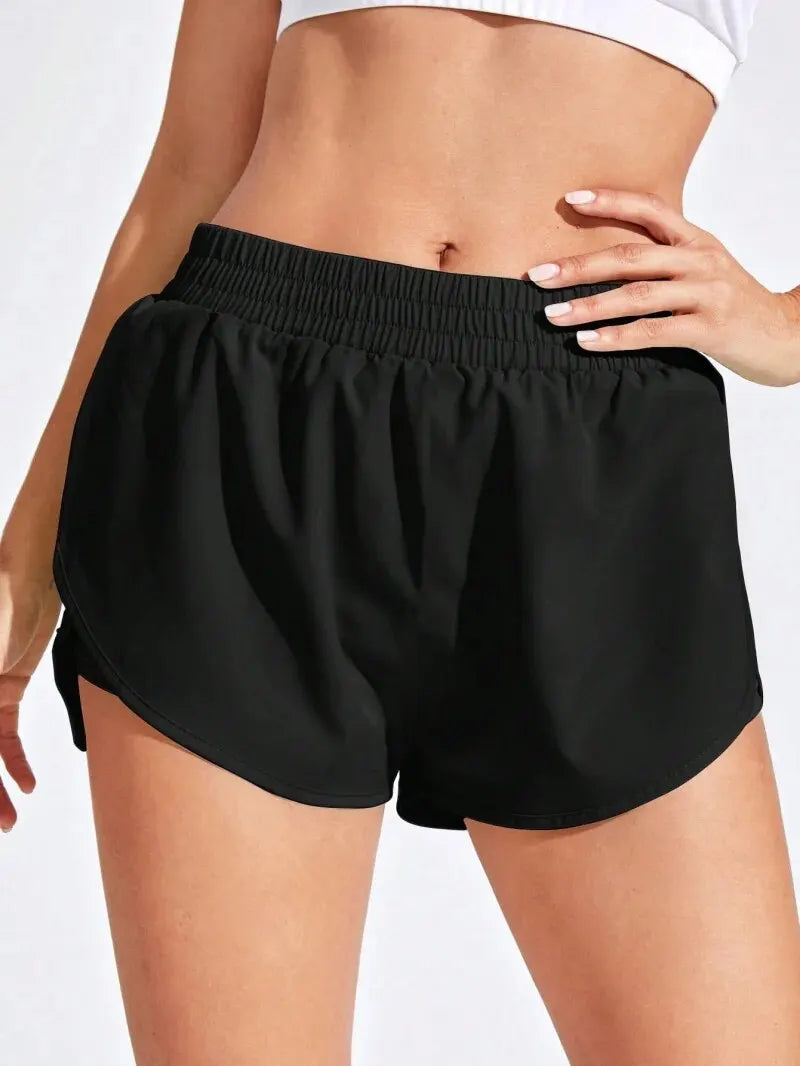 Short De Yoga Feminino Elásticos Para Corrida E Treino