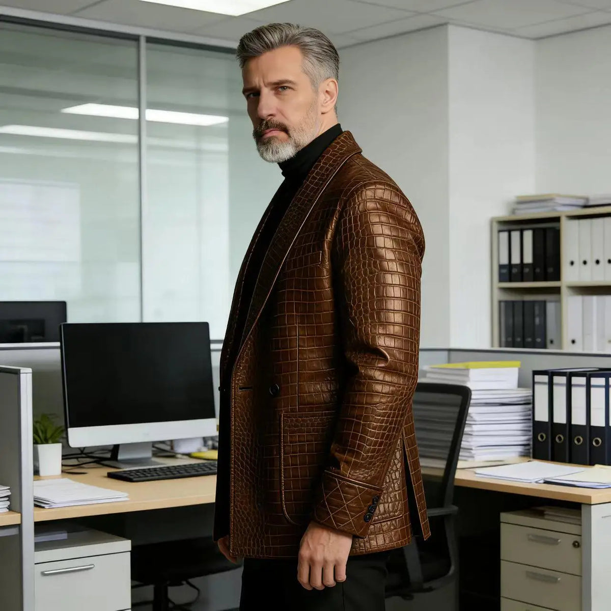 Blazer Masculino Transpassado Stonefold