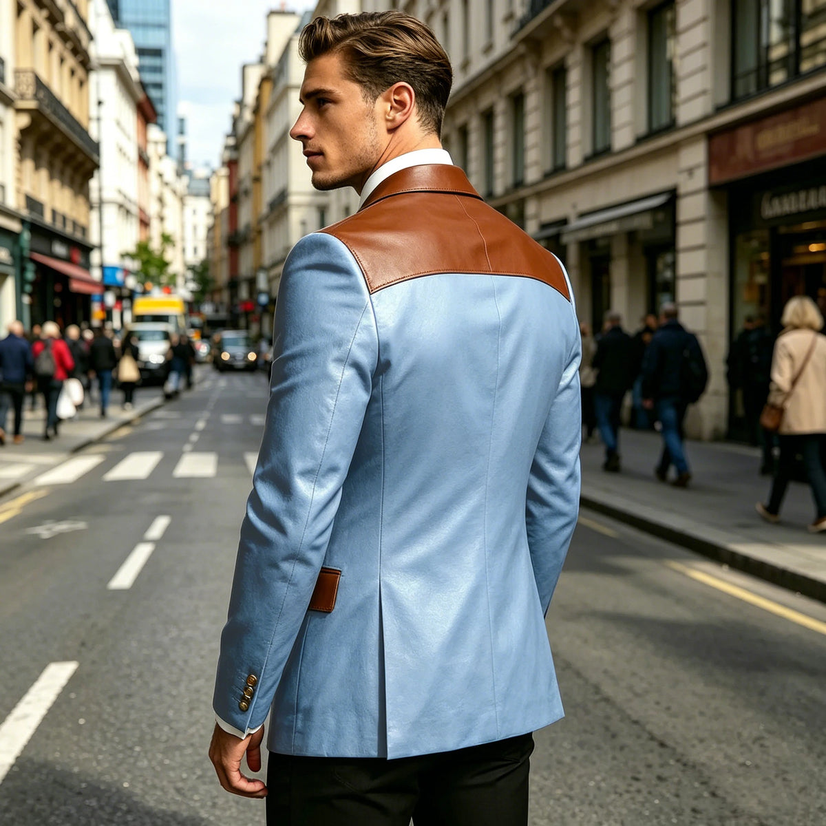 Blazer Masculino Transpassado Duskline