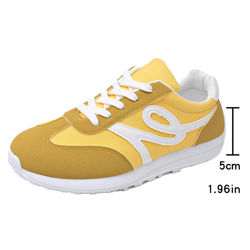 Tênis Feminino Casual Listrado Antiderrapante