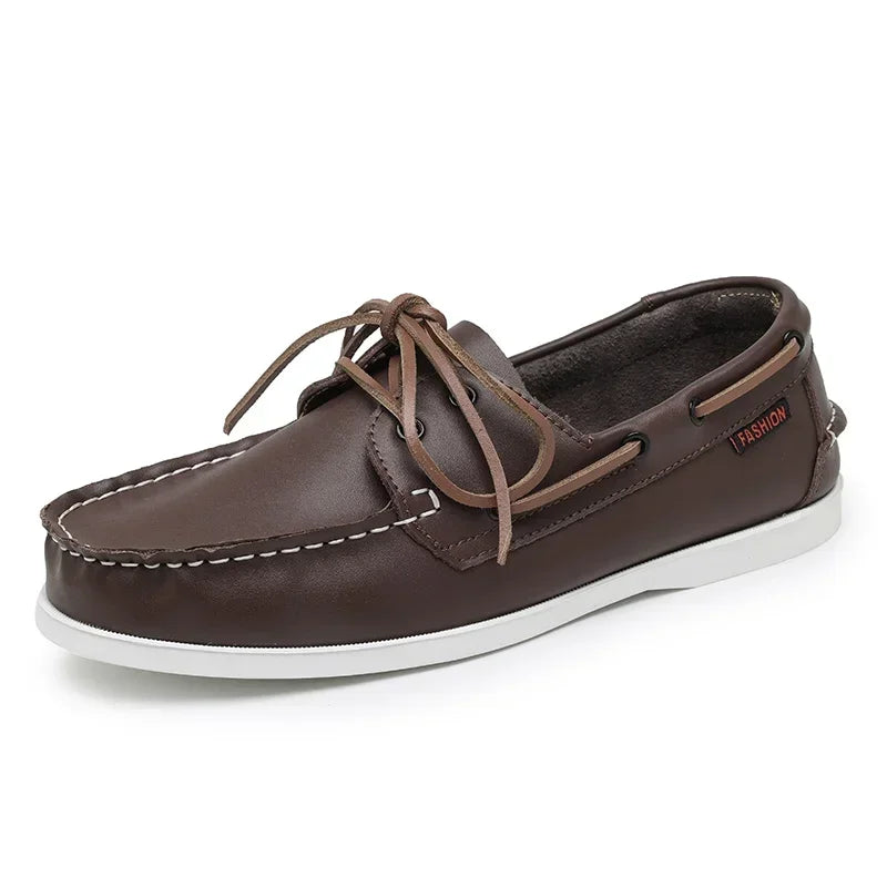 Sapato Masculino Casual Luxo de Couro Genuíno