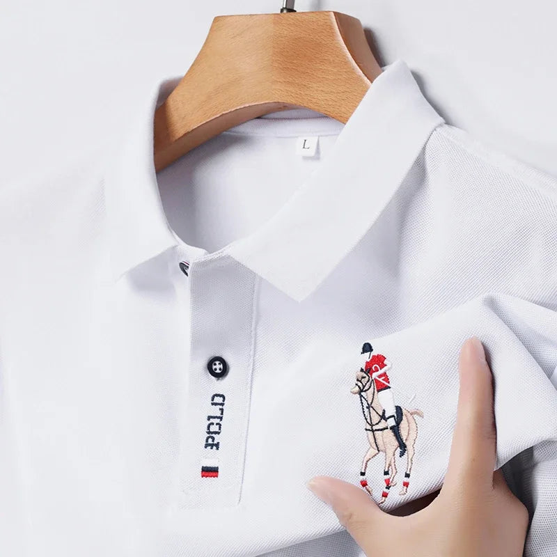 Camisa Polo Masculina Bordada Solvaré