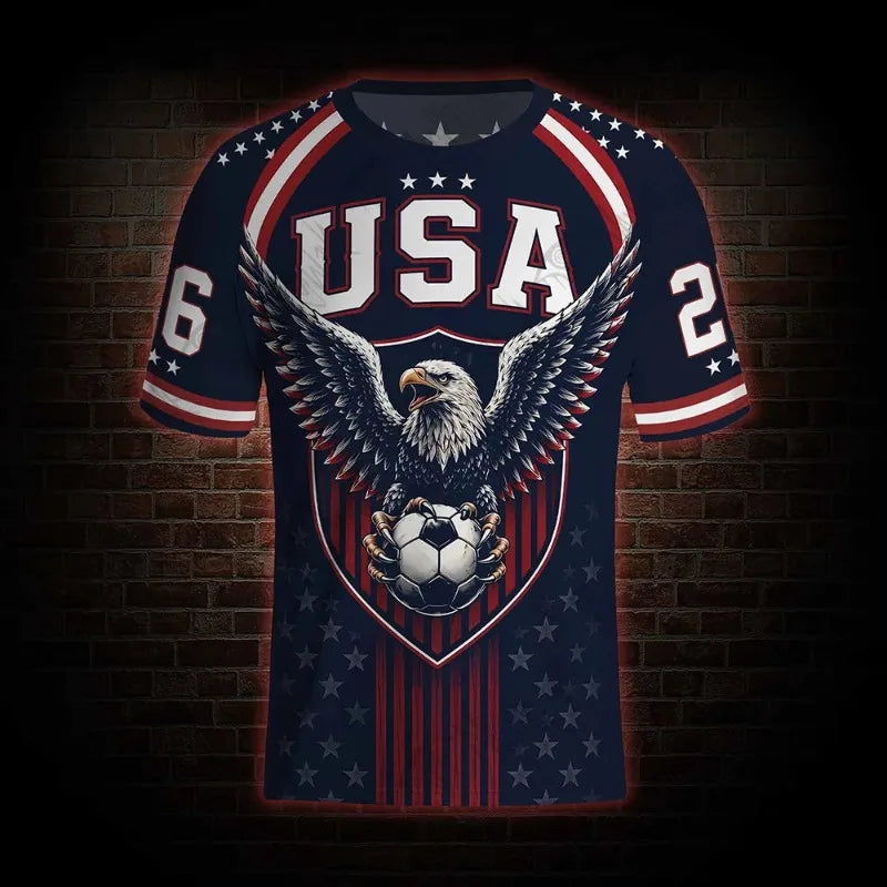 Camisa Masculina Esportiva T-Shirt Futebol Americano
