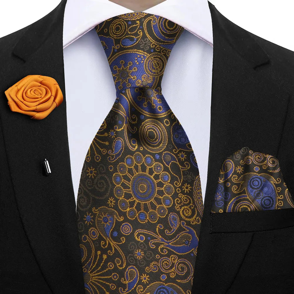 Gravata Masculina Floral