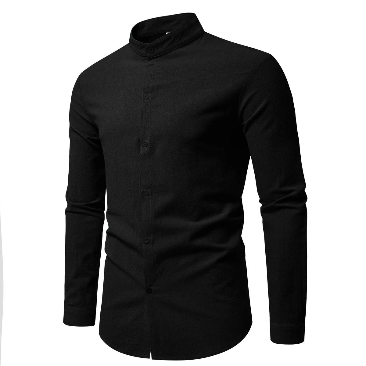 Camisa Masculina Gola em Pé Valcanto