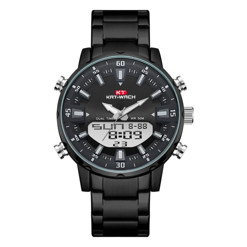 Relógio Masculino de Quartzo Luminoso Robust by Loja Bruna Modas