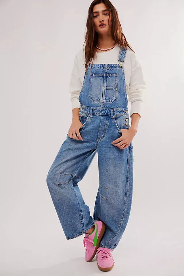 Macacão Feminino Jeans Vintage Bravena