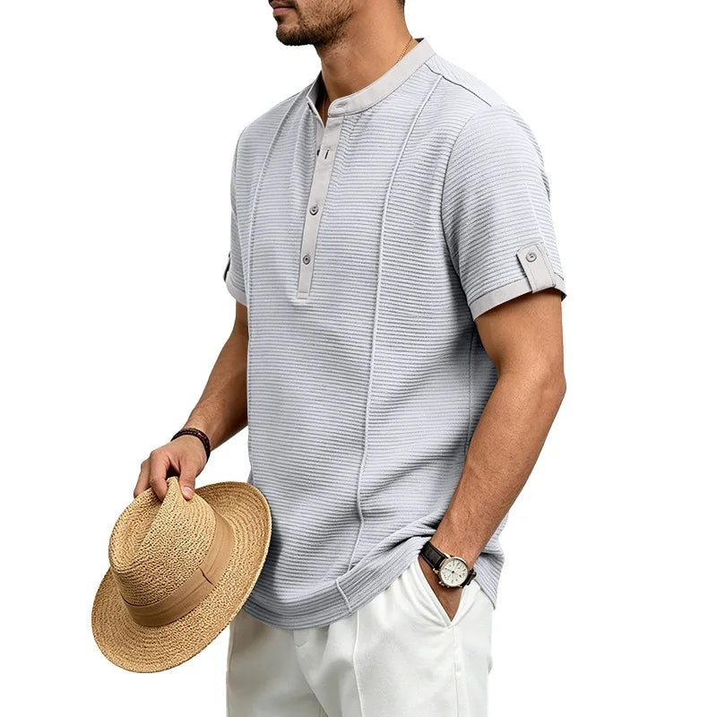 Camiseta Masculina Henley Costavento