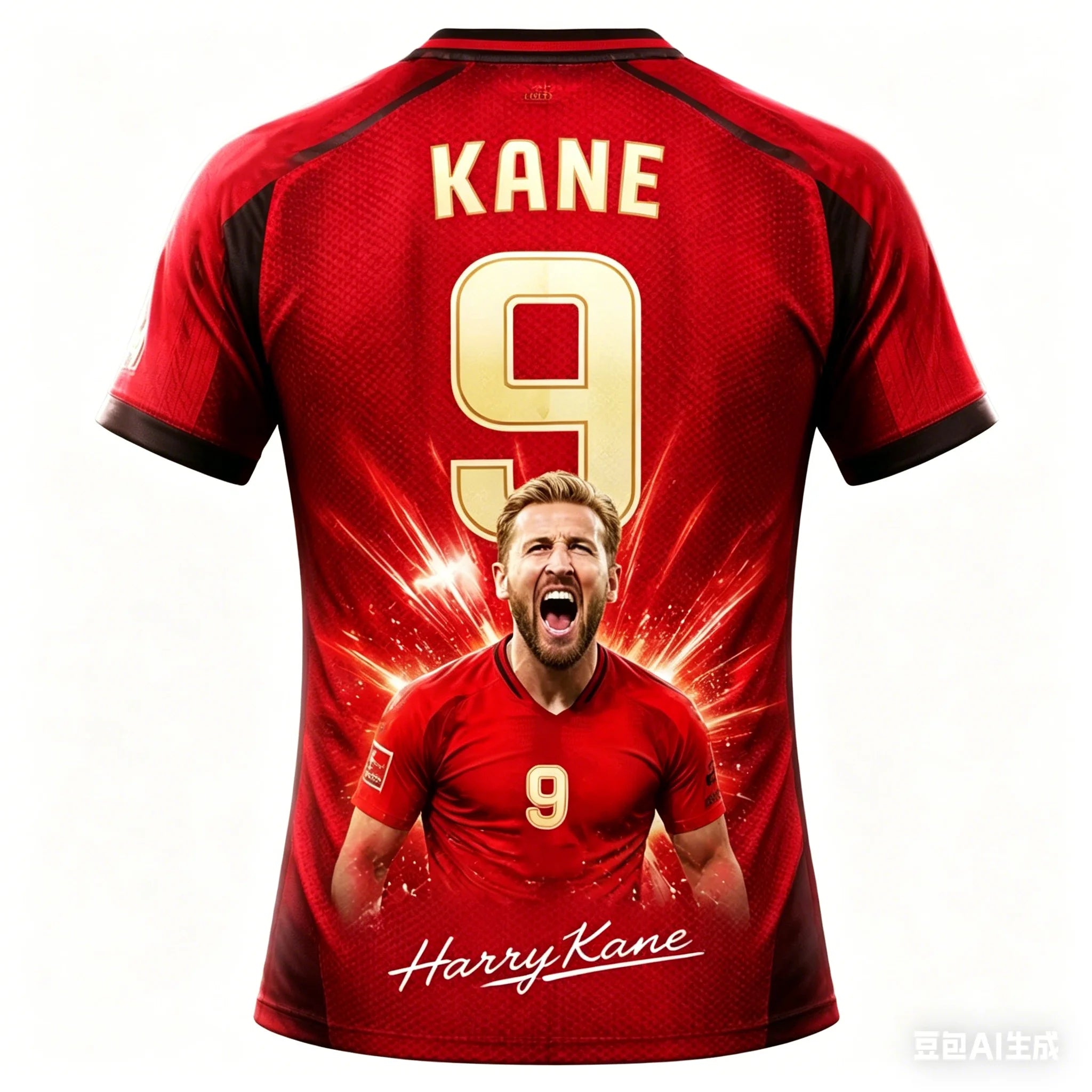 Camisa Masculina Esportiva com Estampa 3D Harry Kane