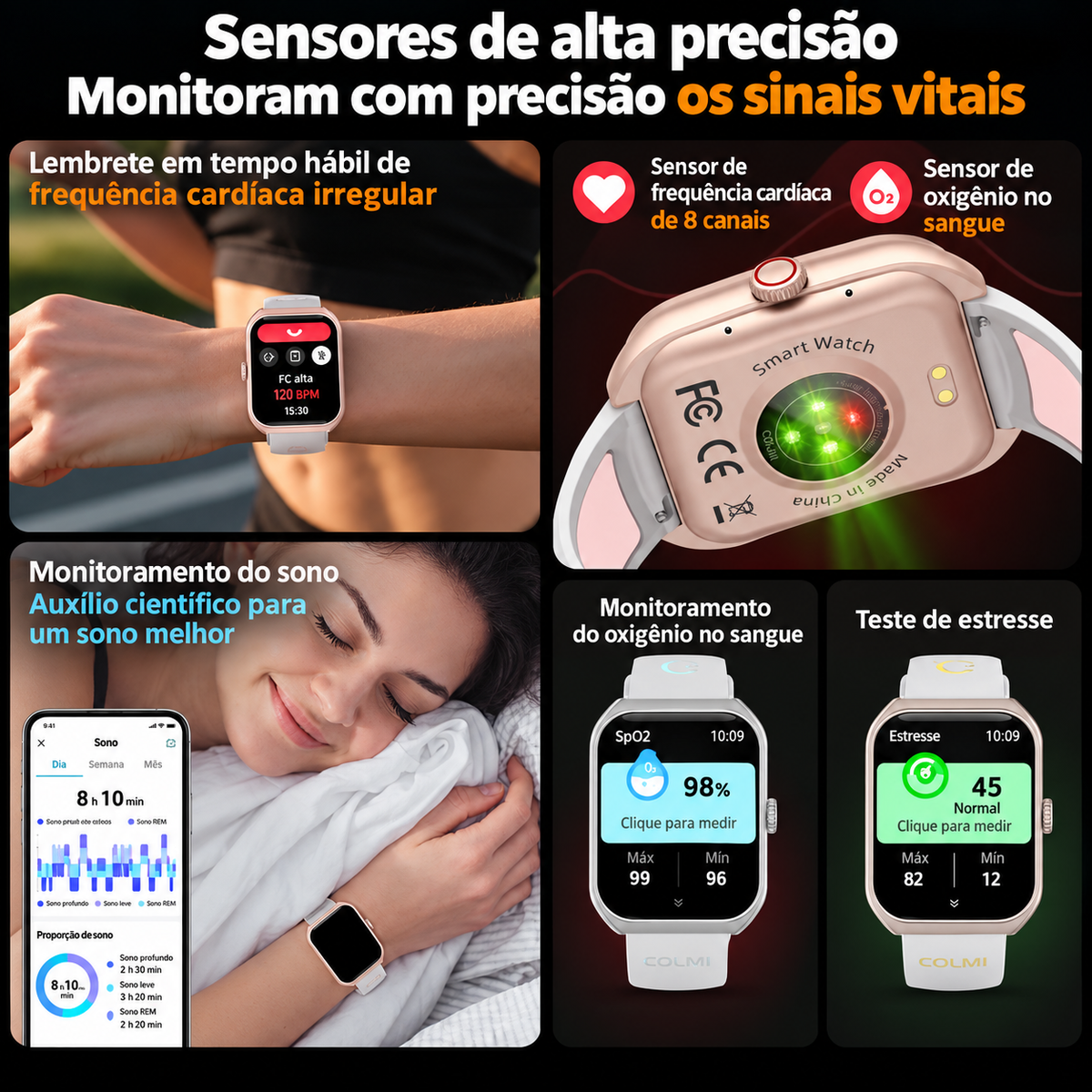 Smartwatch AMOLED PulseFrame