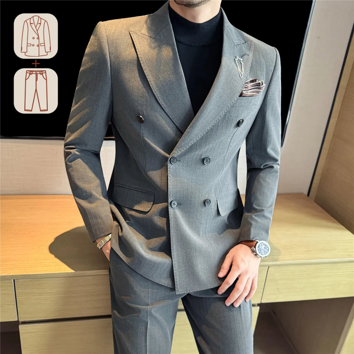 Terno Masculino Duas Peças Duskvale