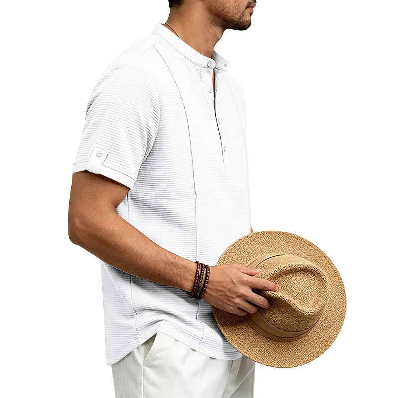 Camiseta Masculina Henley Costavento