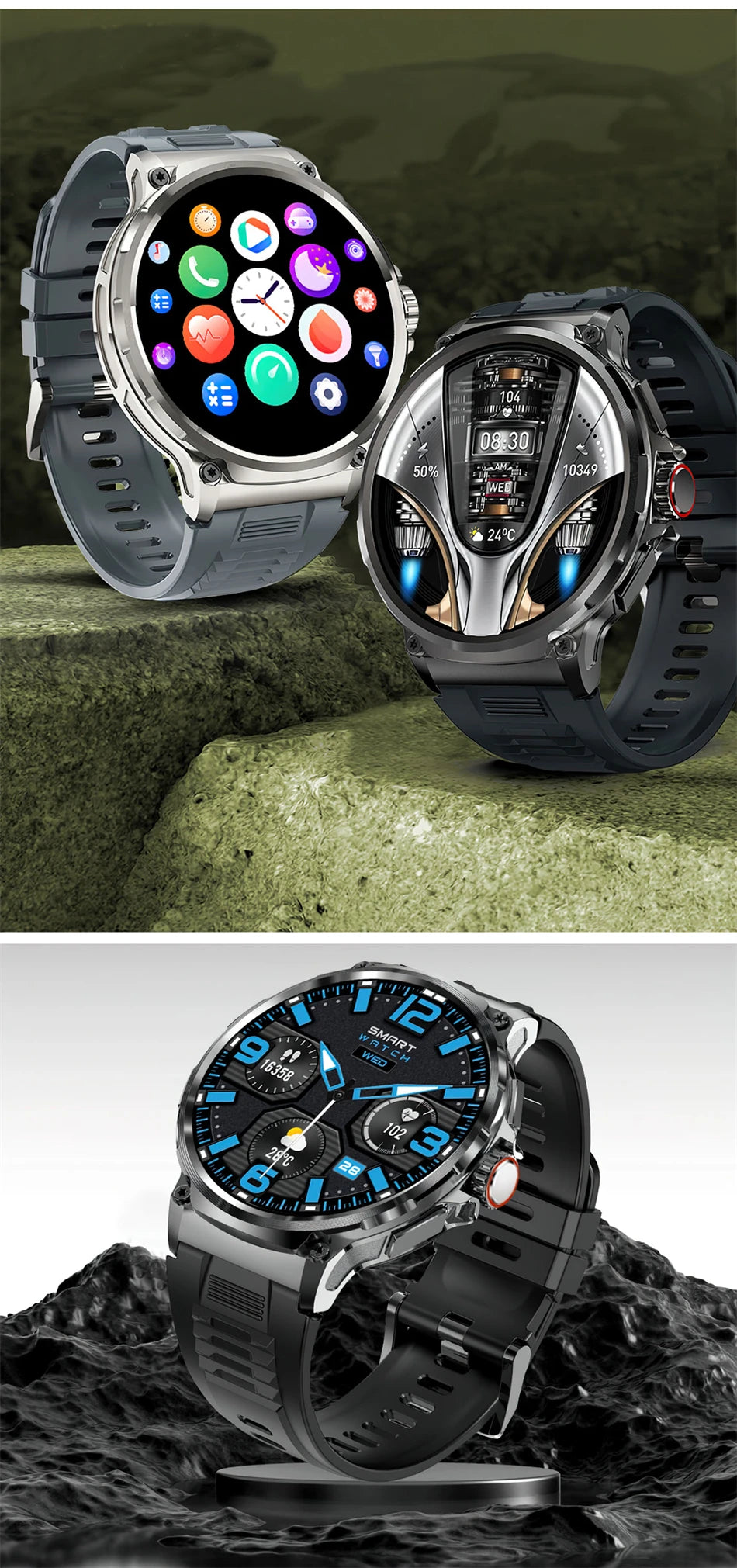 Smartwatch Esportivo GPS Horizon Pro