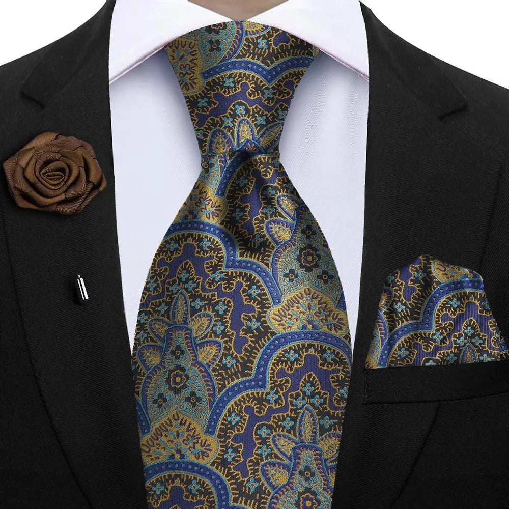 Gravata Masculina Floral