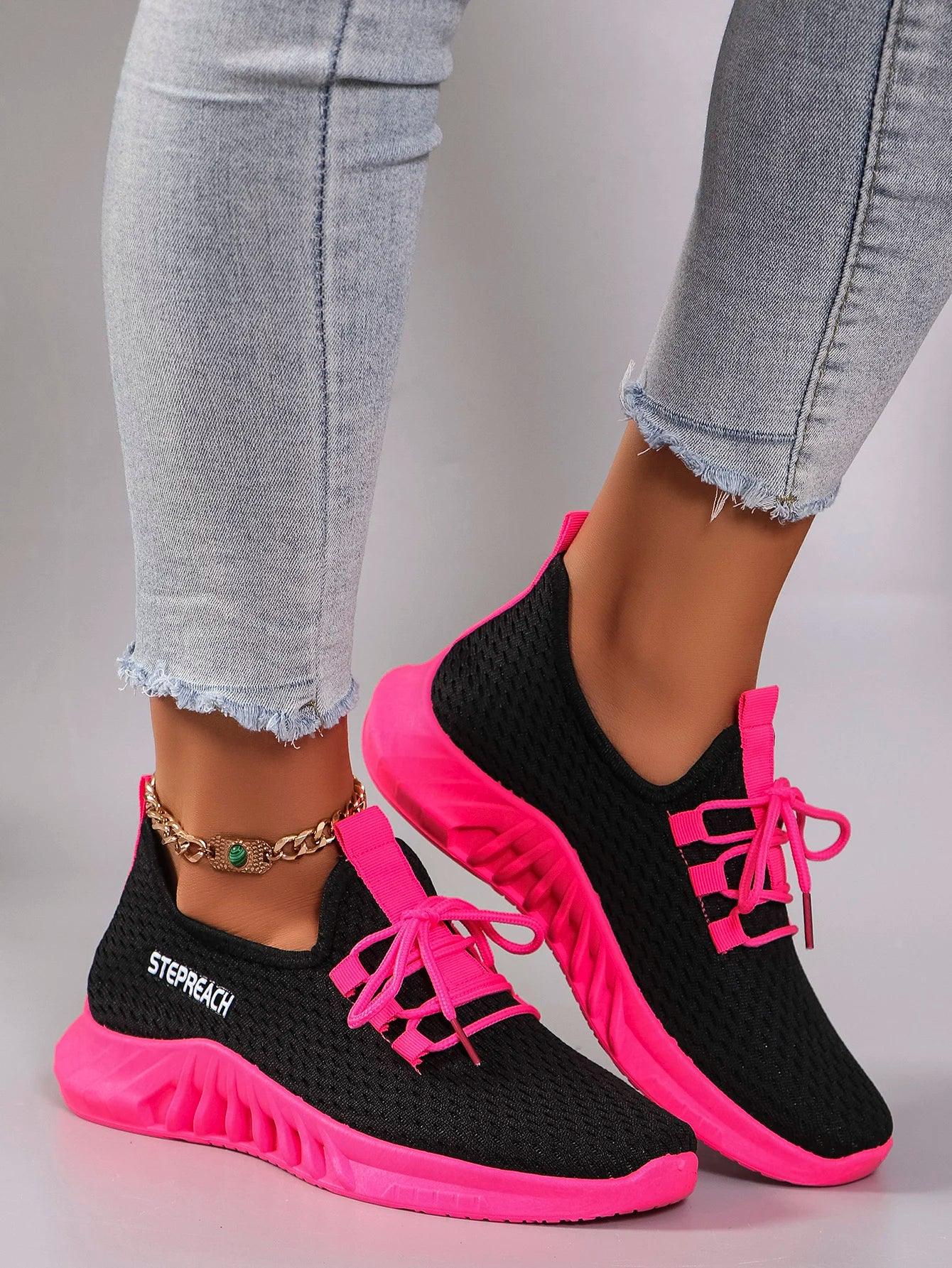 Tênis Feminino Casual Respirável e Antiderrapante