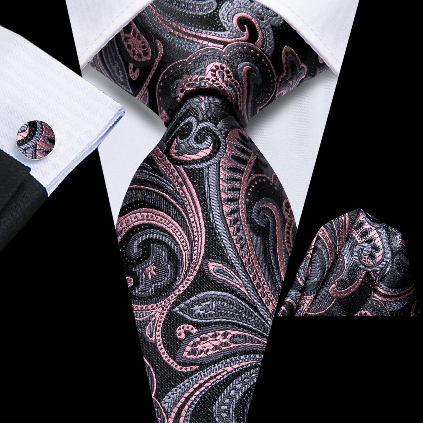 Kit de Gravata Masculina com Lenço Matera