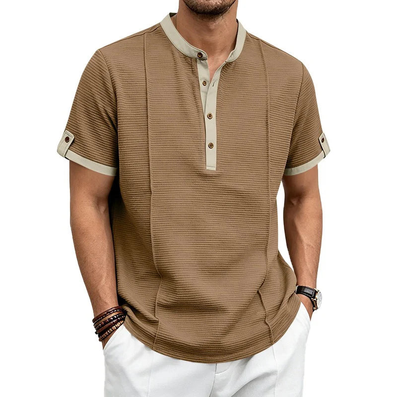 Camiseta Masculina Henley Costavento