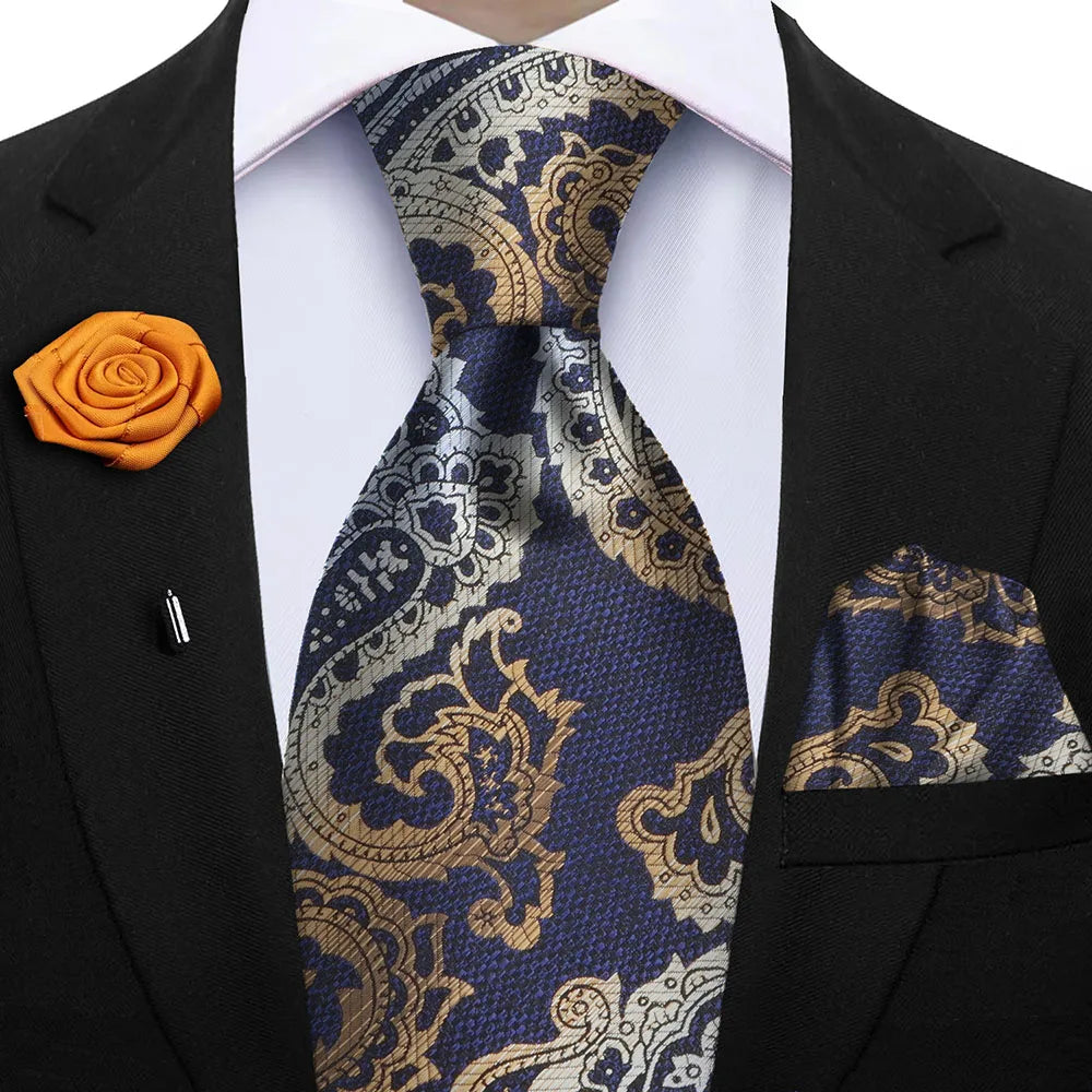 Gravata Masculina Floral