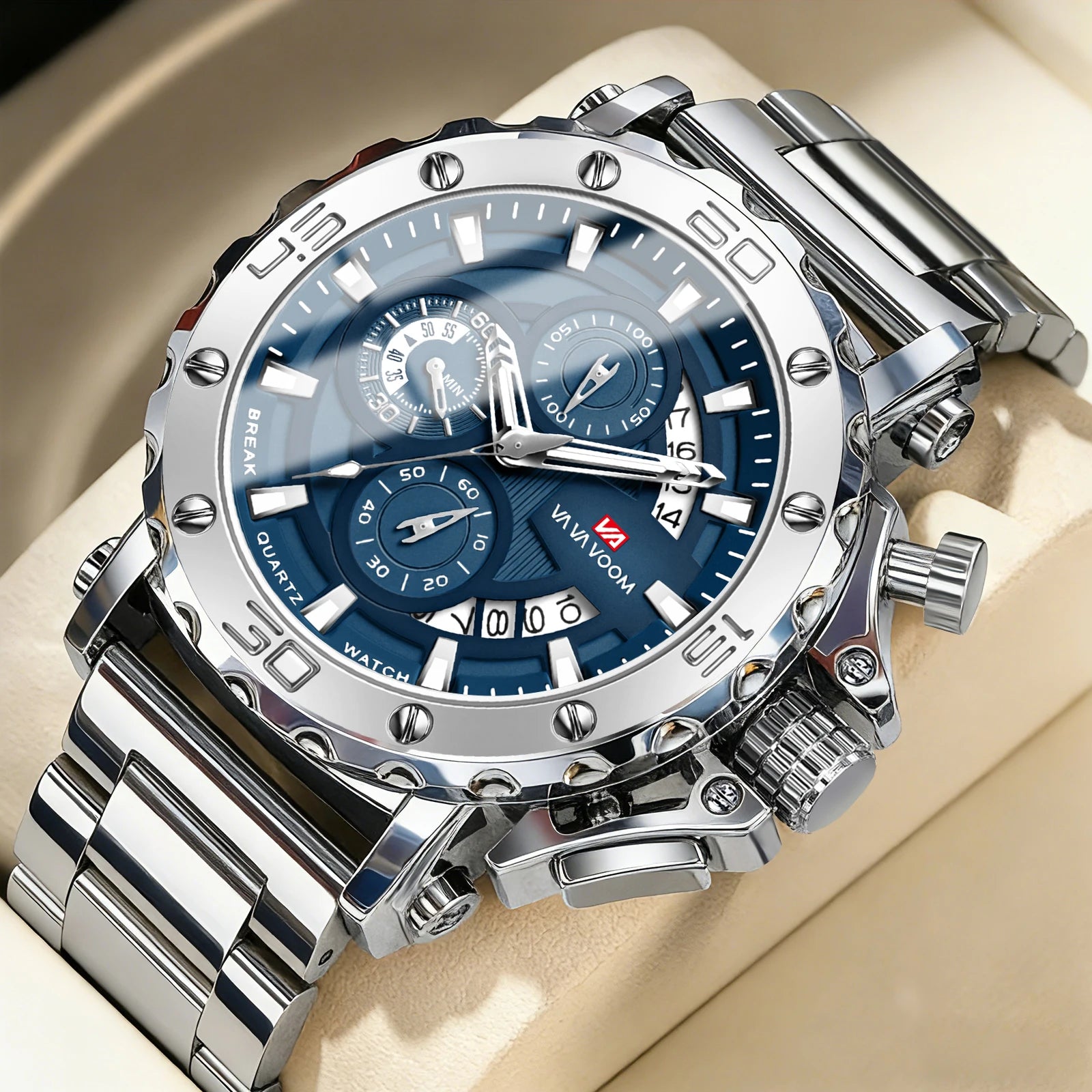 Relógio Masculino Esportivo Monarch Chrono