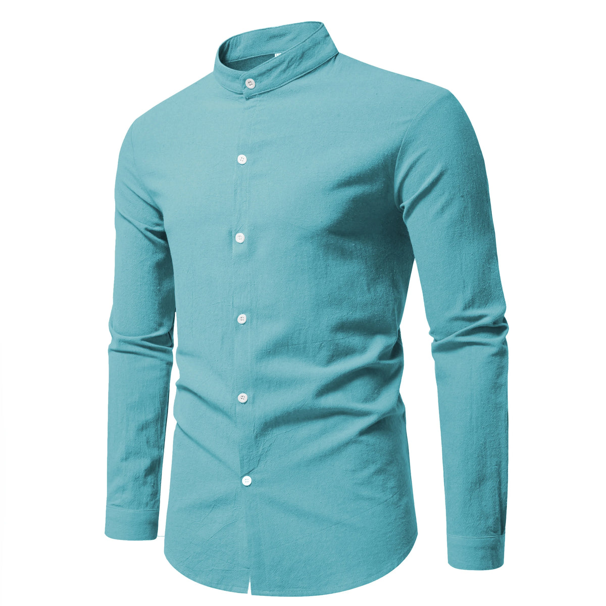 Camisa Masculina Gola em Pé Valcanto