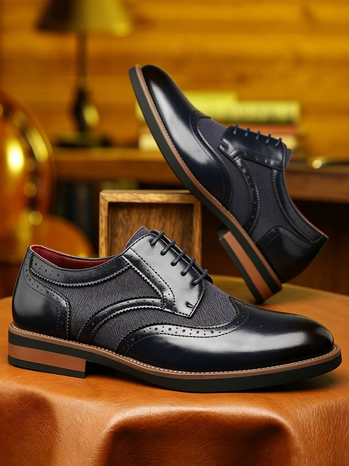 Sapato Masculino Casual Bico Redondo Brookmere