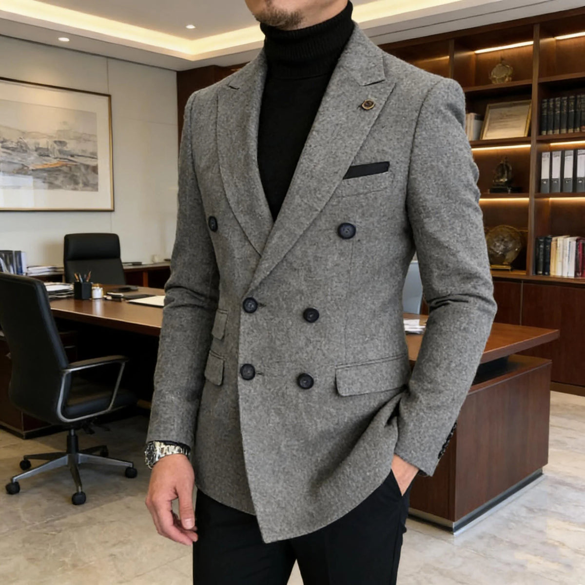 Blazer Masculino Transpassado Norfield