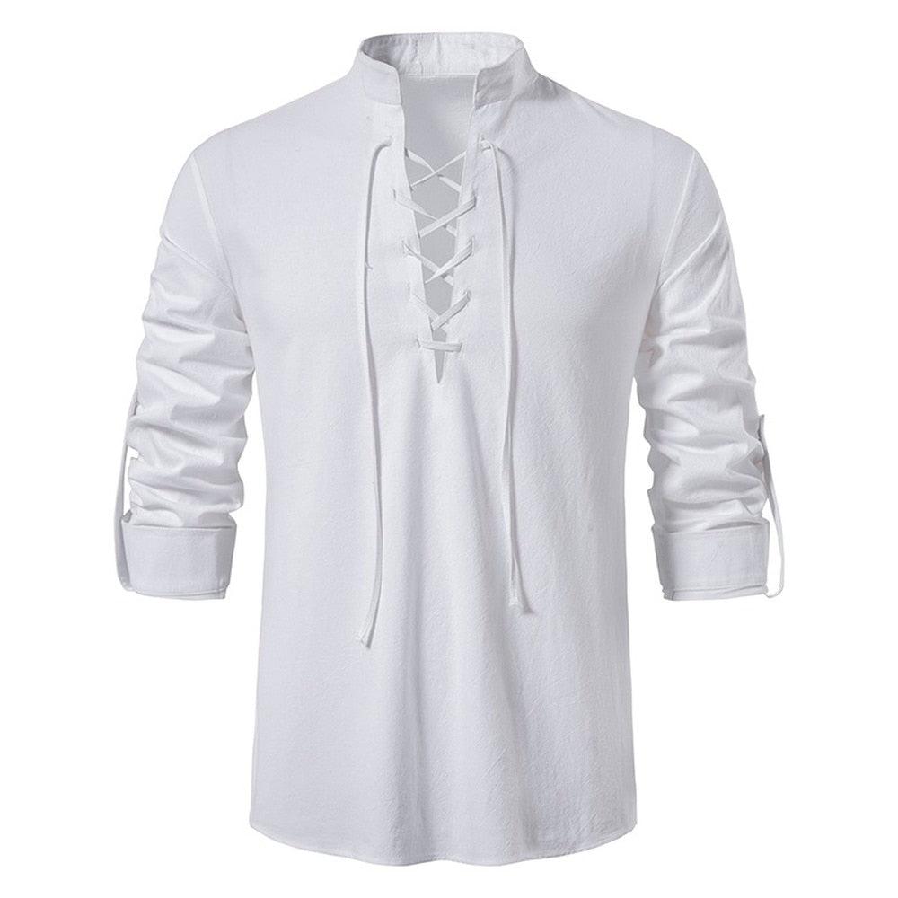 Camisa Masculina Manga Longa Versalhes - Loja Bruna Modas