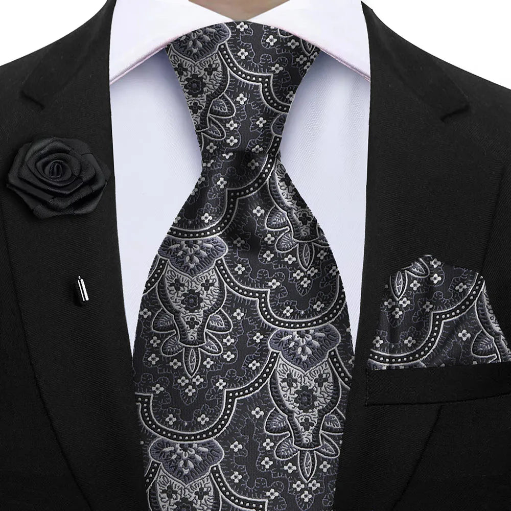 Gravata Masculina Floral