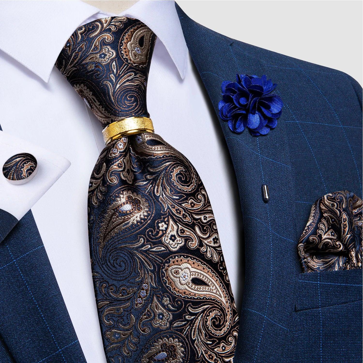 Gravata Masculina Jacquard