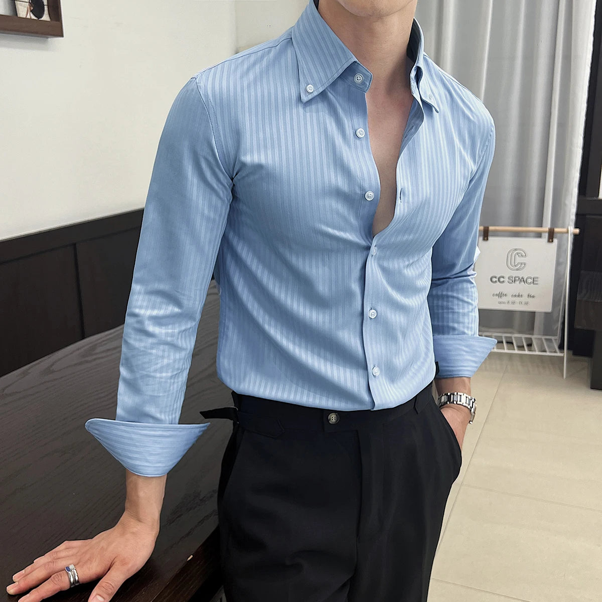 Camisa Masculina Social Riscavelle