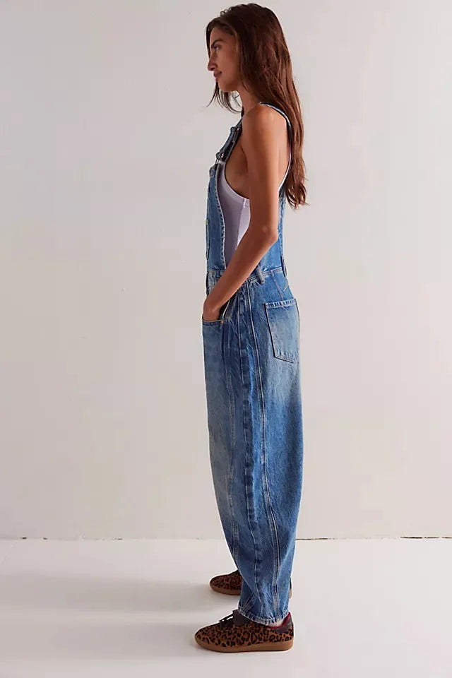 Macacão Feminino Jeans Vintage Bravena