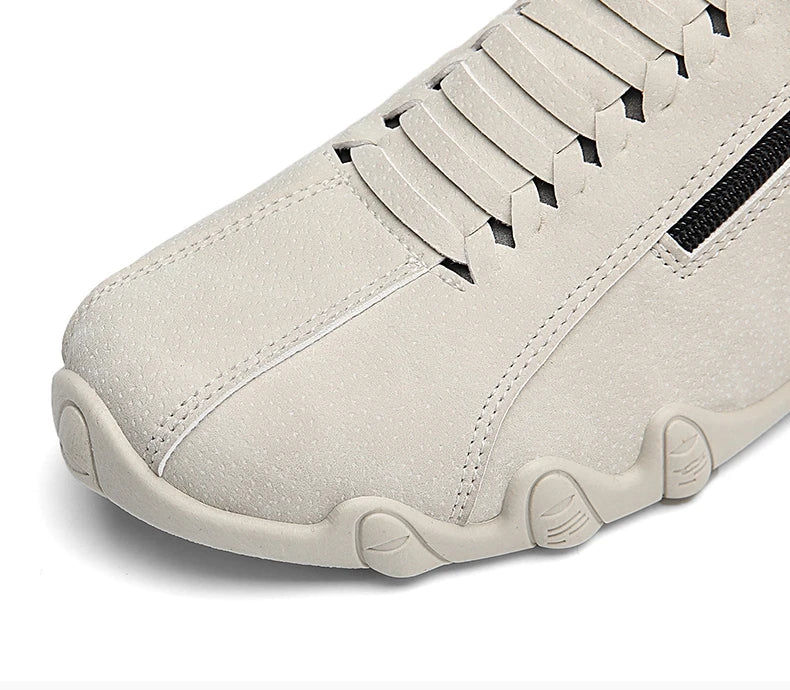 Tênis Masculino Casual com Zíper Lateral