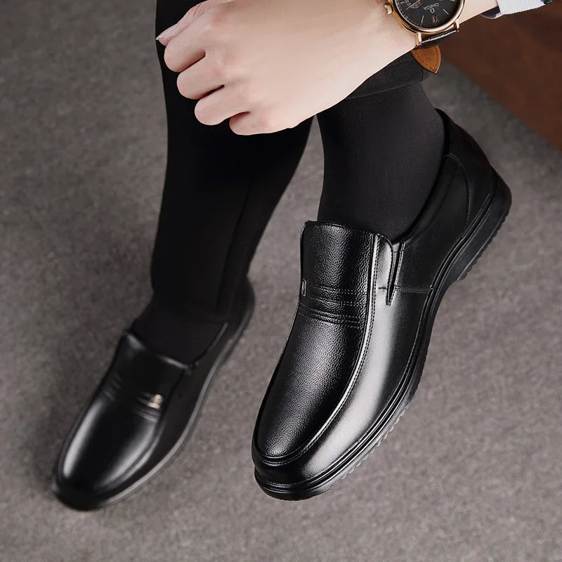 Sapato Masculino Mocassim Preto de Luxo Antiderrapante by Loja Bruna Modas