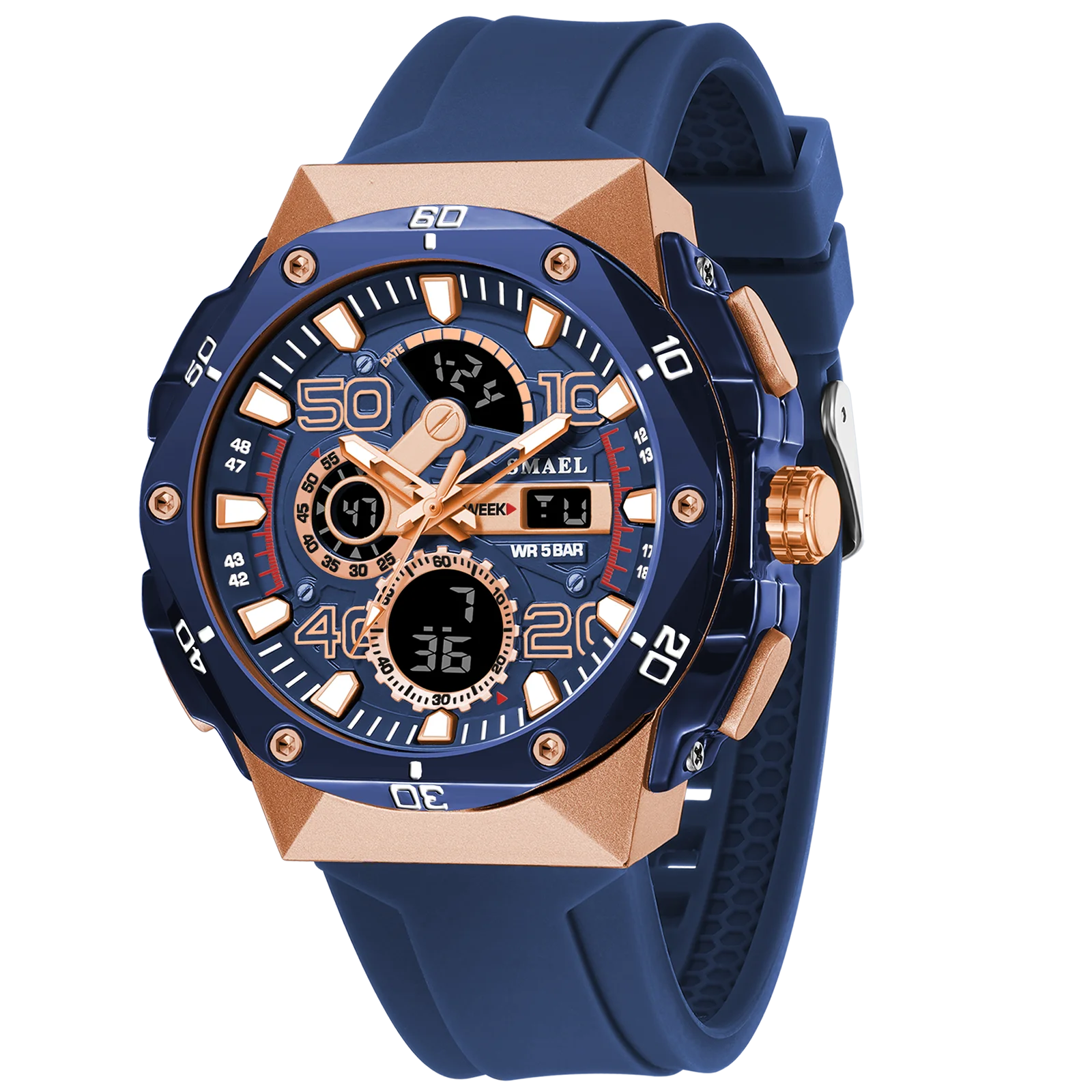 Relógio de Pulso Masculino Esportivo de Quartzo