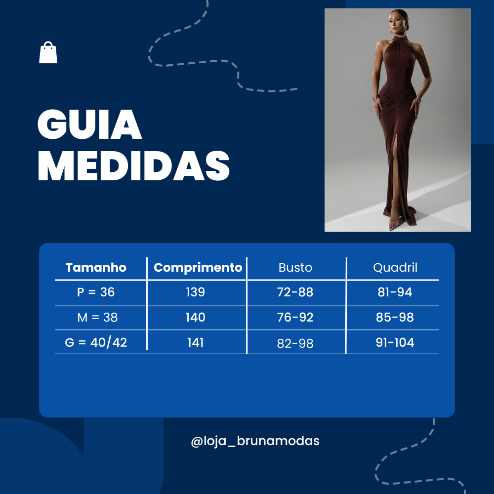 Vestido Longo Feminino Maxi Cintura Alta