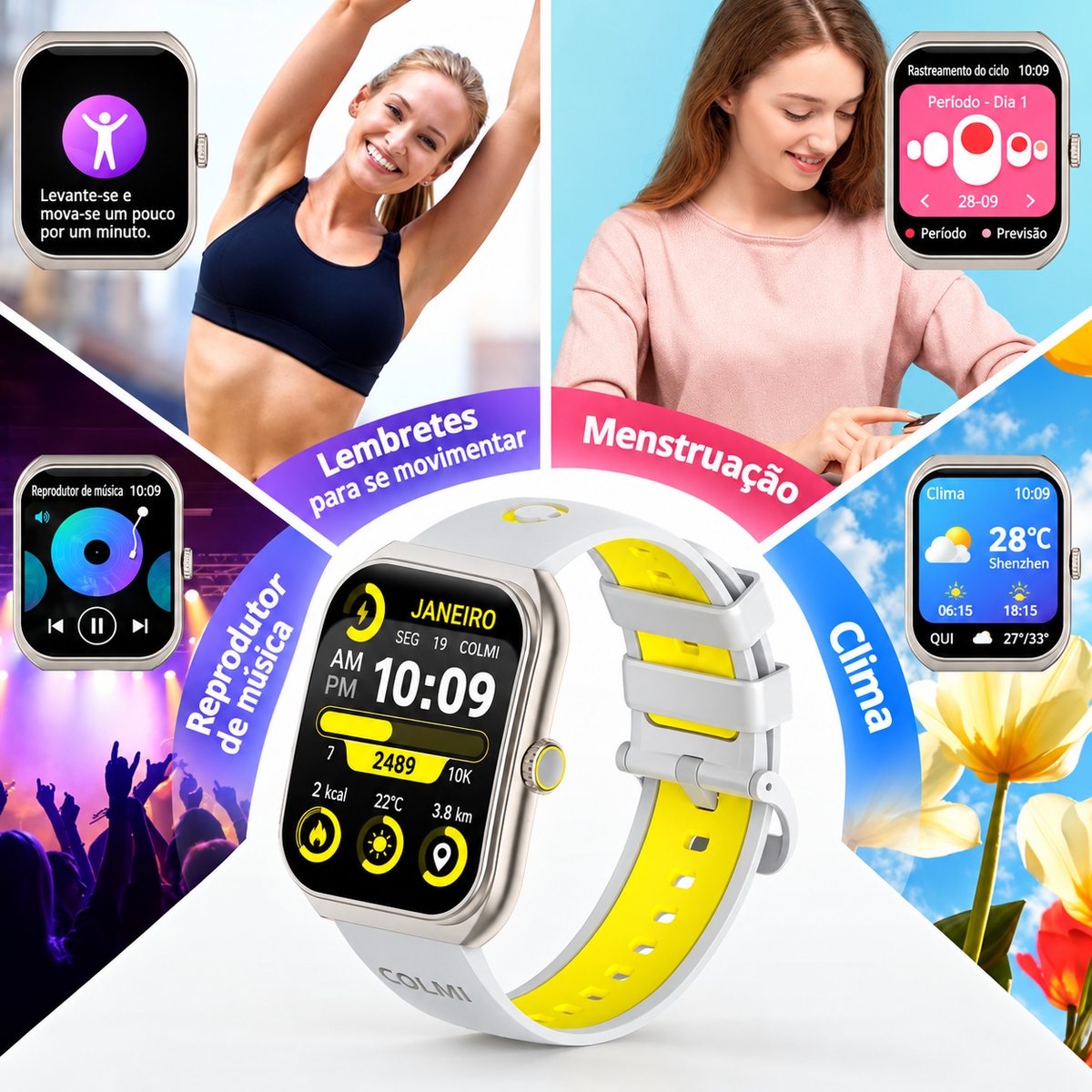Smartwatch AMOLED PulseFrame