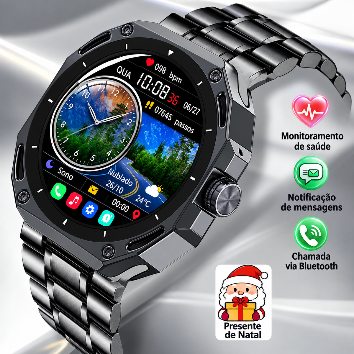 Smartwatch Masculino Executivo Veyroncrest
