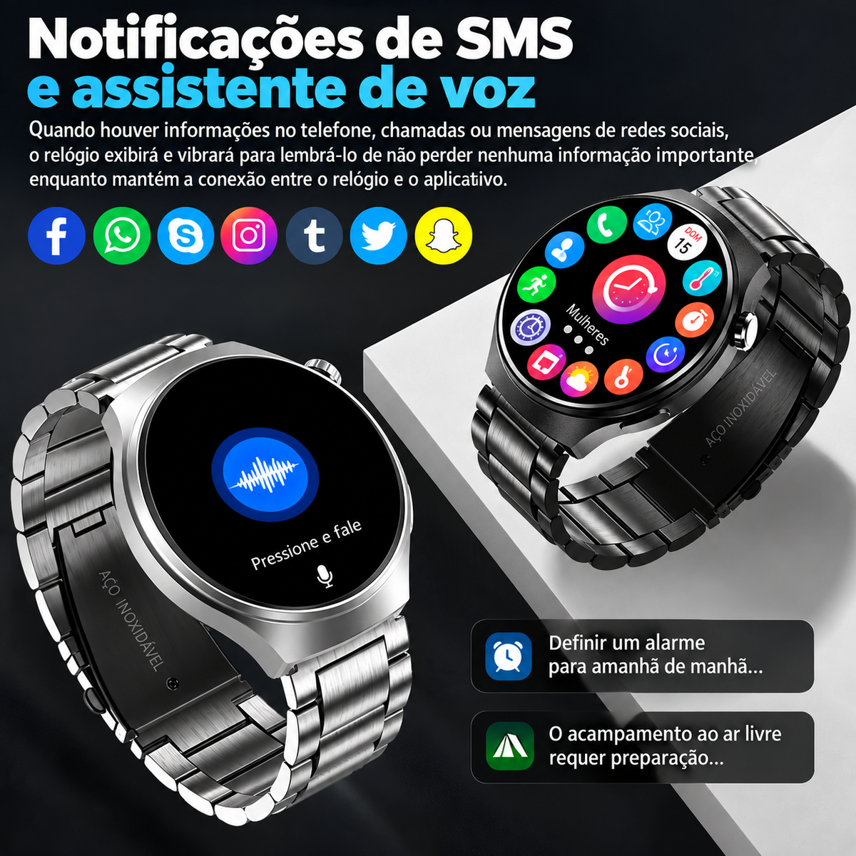 Smartwatch Masculino SteelVoice