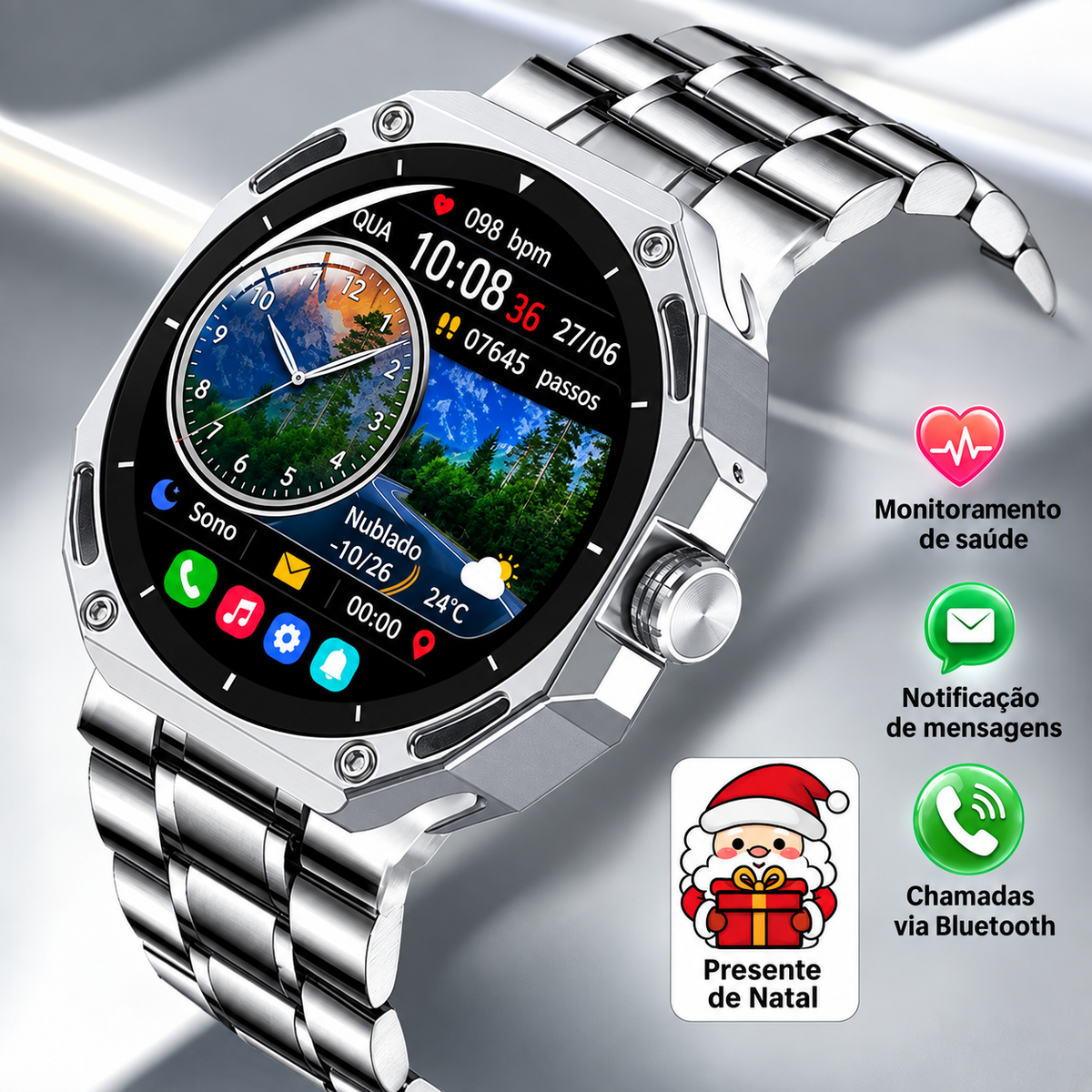 Smartwatch Masculino Executivo Veyroncrest
