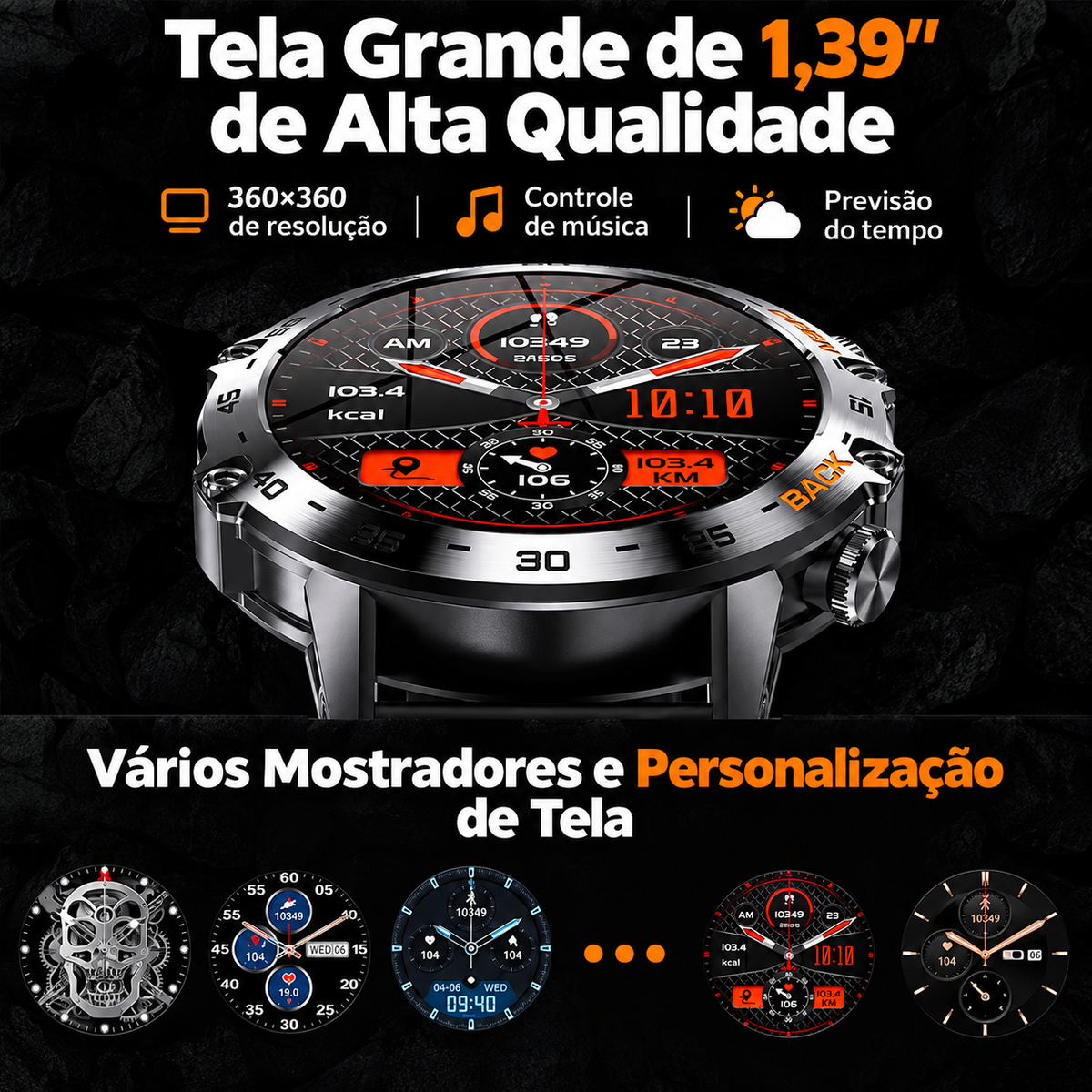 Smartwatch Masculino Chrono Link