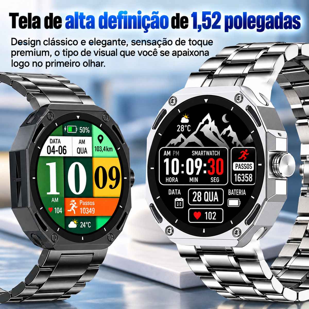 Smartwatch Masculino Executivo Veyroncrest