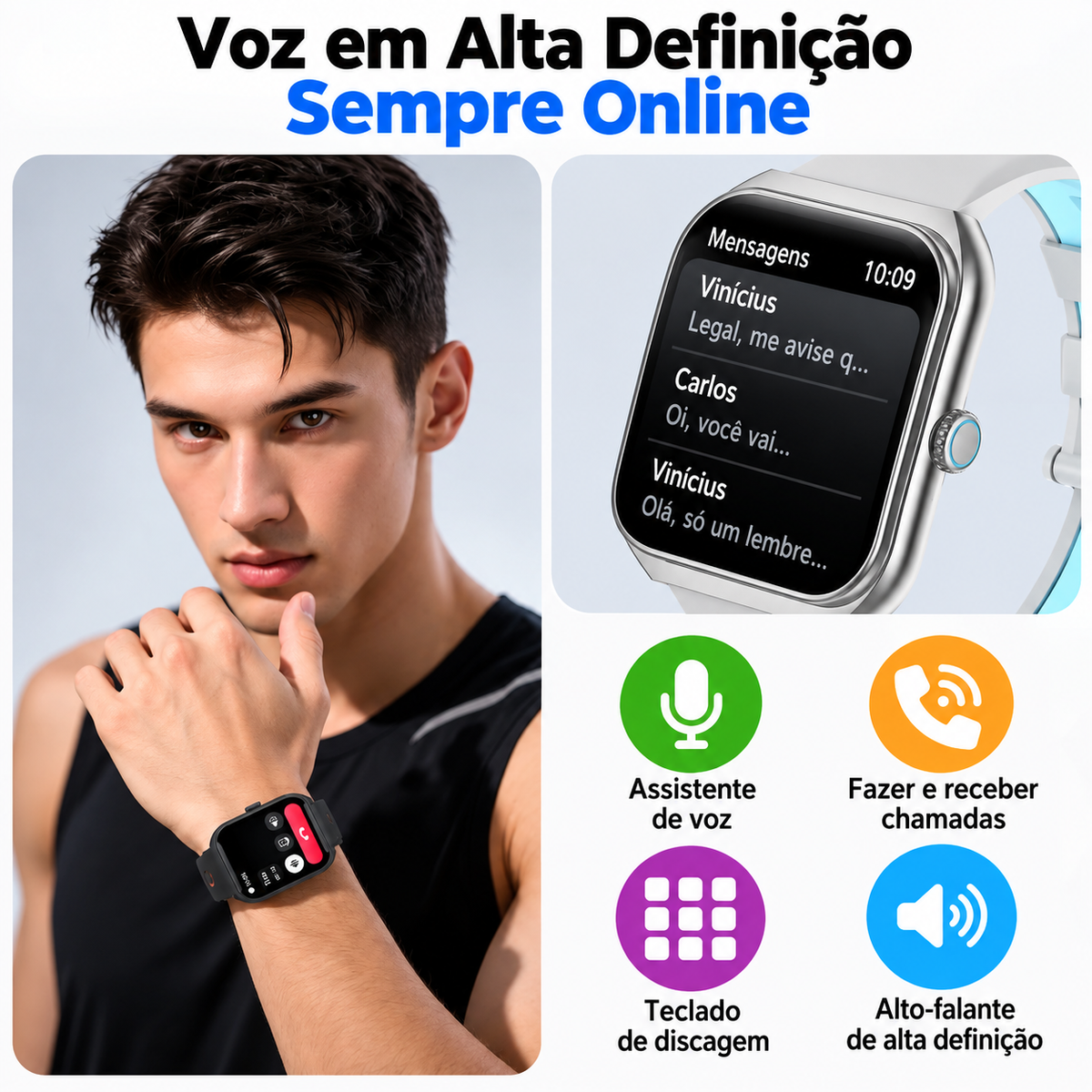 Smartwatch AMOLED PulseFrame